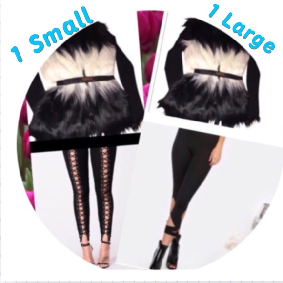 Design History Fur Vest Sweater Sleeves. Flows in the wind like your hair. GORG - Picture 6 of 11